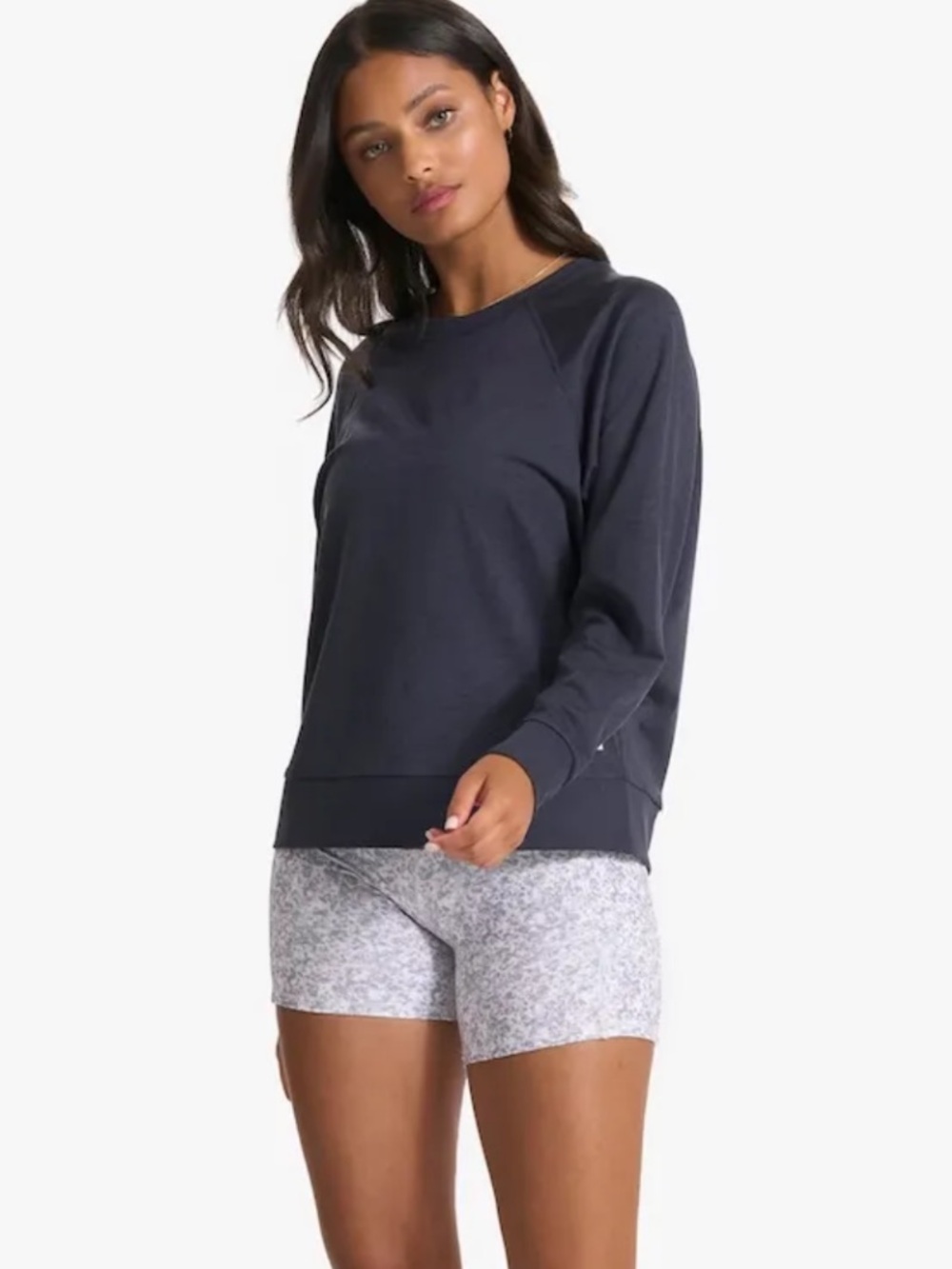 Vuori Daydream Crew Women's Charcoal Long Sleeve M